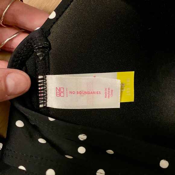 Black Polka Dot Bikini Set size XL/XG (15-17) - Picture 4 of 7